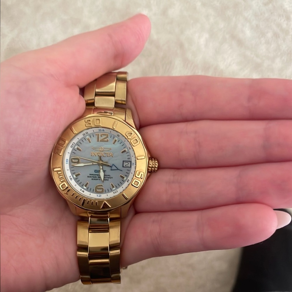 Invicta watch, gold plated